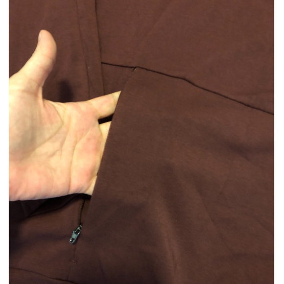 Burgundy eco-friendly minimalist loose sweatshirt NWT - Picture 3 of 10